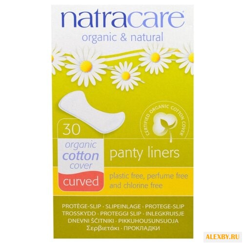 Natracare прокладки ежедневные