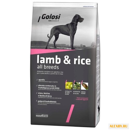 Корм для собак Golosi Lamb &