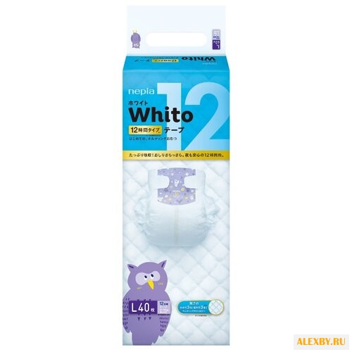 Nepia подгузники Whito 12 часов
