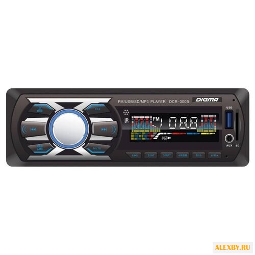 Автомагнитола Digma DCR-300B