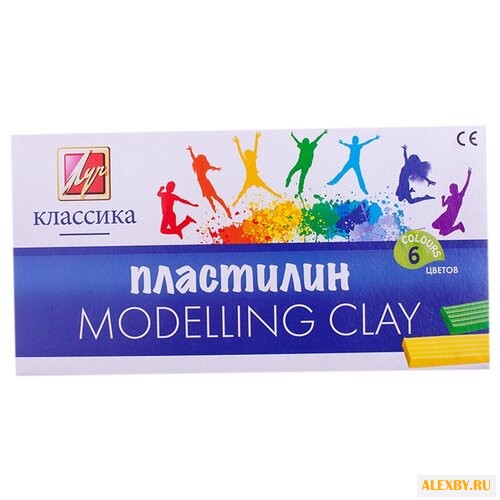 Пластилин Луч Классика 6 цветов