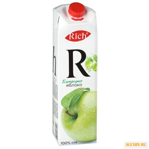 Сок Rich Яблок с крышкой