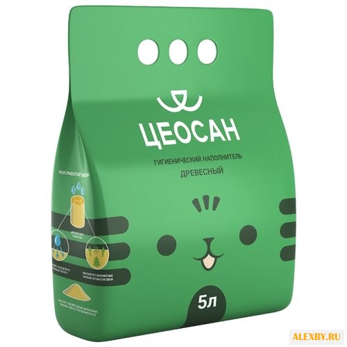 Наполнитель Цеосан Древесный 5 л