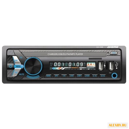 Автомагнитола Digma DCR-390B