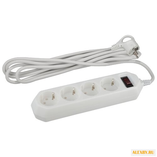 Сетевой фильтр ЭРА USF-M-4es-W