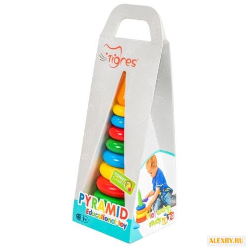 Пирамидка-сортер Тигрес Люкс