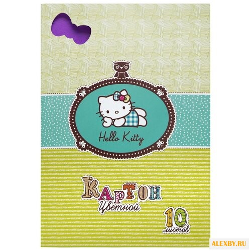 Цветной картон Hello Kitty