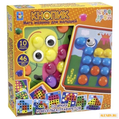 1 TOY Мозаика Кнопик Т10835