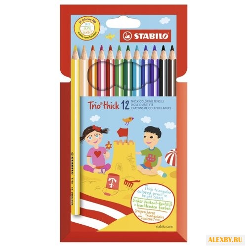 STABILO Цветные карандаши Trio