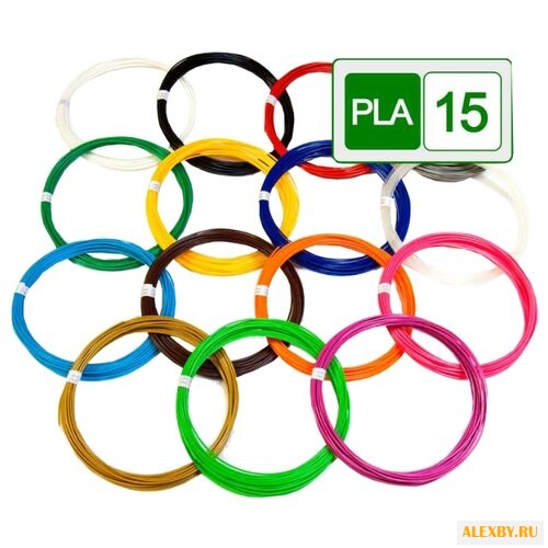 PLA пруток PROF 1.75 мм 15 цветов