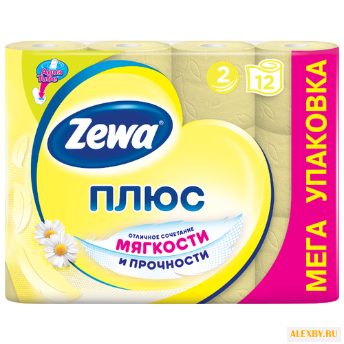 Туалетная бумага Zewa Плюс