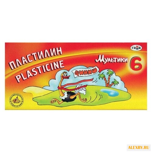 Пластилин Гамма Мультики 6