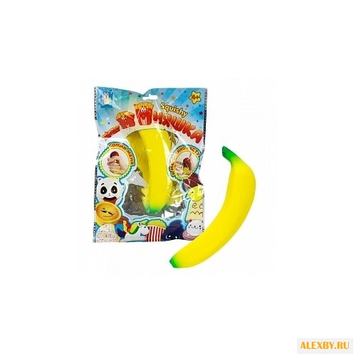 Игрушка-мялка 1 TOY Банан Т12418