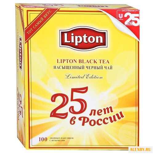 Чай черный Lipton Юбилейный 25