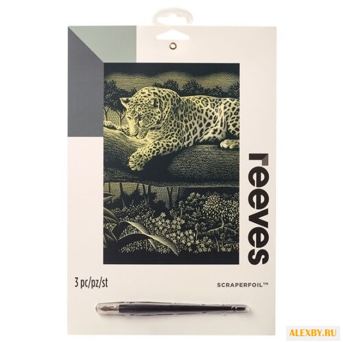 Гравюра Reeves Леопард RVPPCF53
