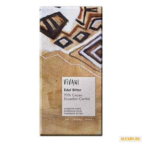 Шоколад Vivani Эквадор горький