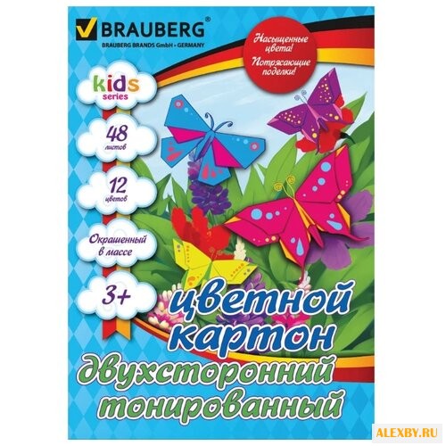 Цветной картон тонированный в