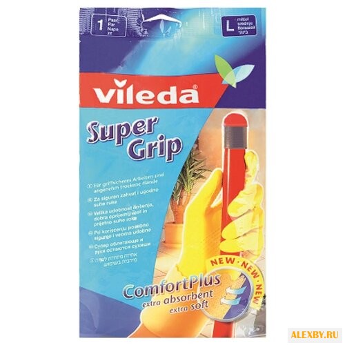 Перчатки Vileda Super Grip