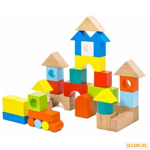 Кубики Alatoys Радужный замок