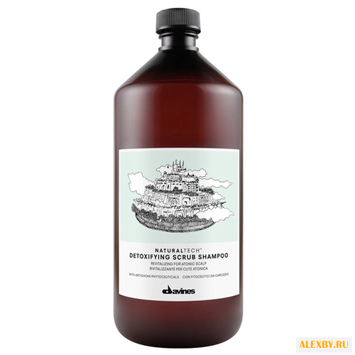 Davines шампунь-скраб Natural