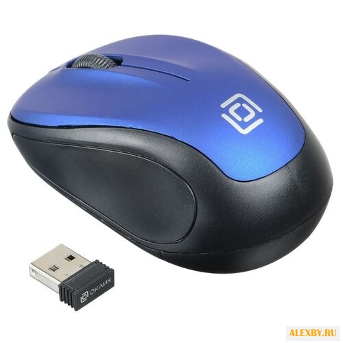 Мышь Oklick 665MW Black-Blue USB