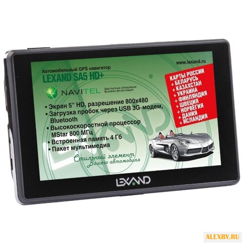 Навигатор LEXAND SA5 HD+