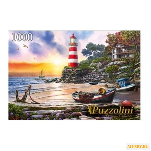 Пазл Рыжий кот Puzzolini Маяк