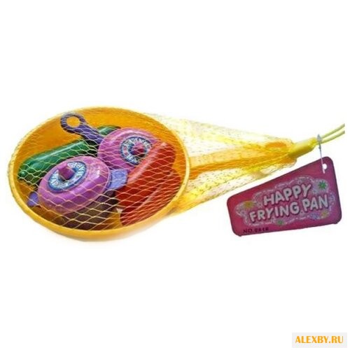 Набор продуктов с посудой