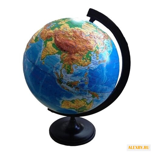 Глобус физический Глобусный мир