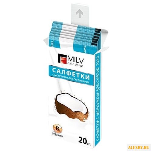 MILV Салфетки с молочком для