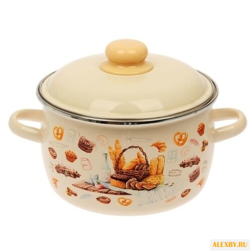 Кастрюля СтальЭмаль 1RС181M 3 л