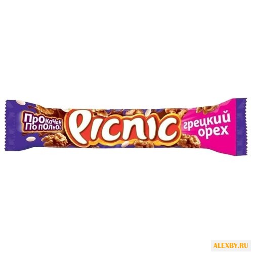 Батончик Picnic грецкий орех 52 г