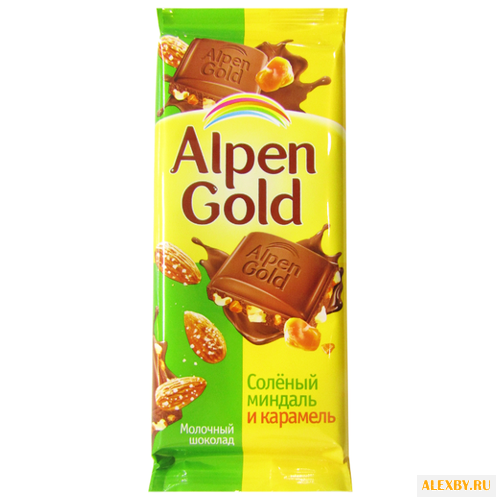 Шоколад Alpen Gold молочный с