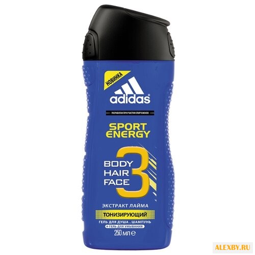 Гель для душа 3 в 1 Adidas