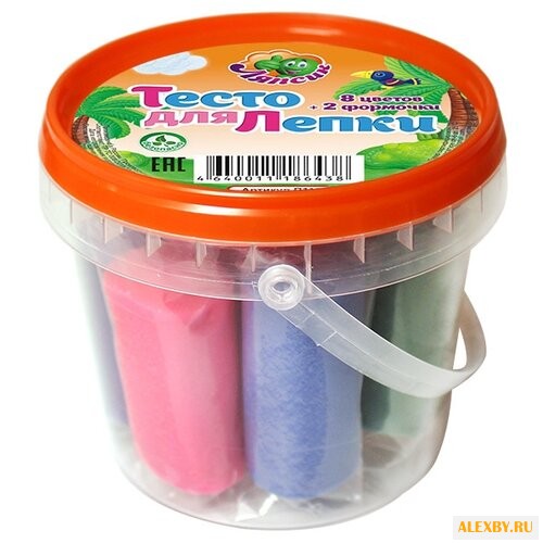 Масса для лепки Ляпсик 8 цветов