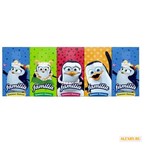 Платочки Familia белые 21 х 21