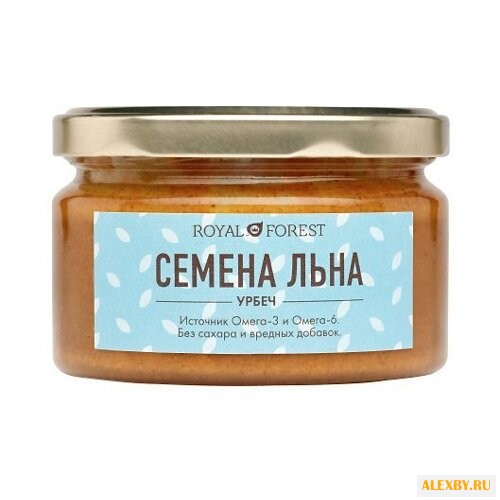 ROYAL FOREST Урбеч семена льна