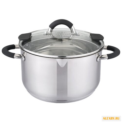 Кастрюля Agness со сливом