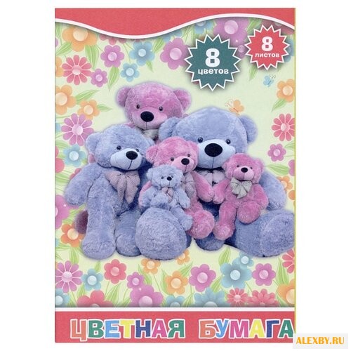 Цветная бумага Мишки Action!