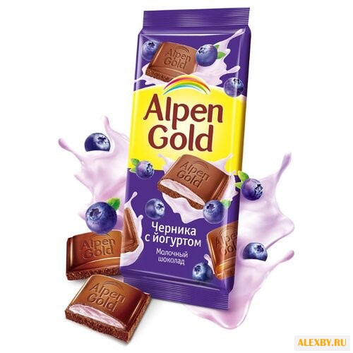 Шоколад Alpen Gold молочный с