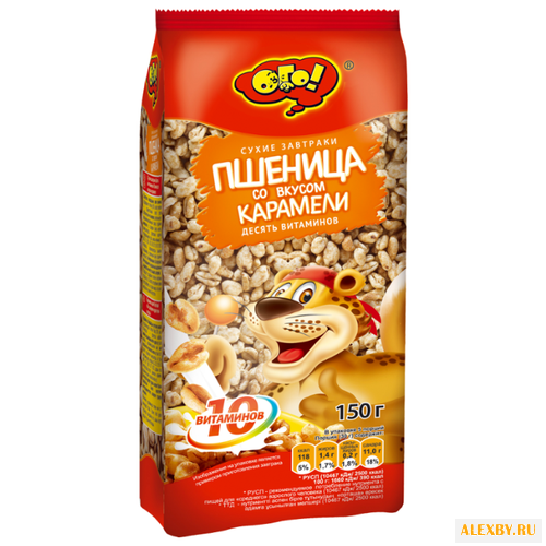 Готовый завтрак ОГО! Пшеница со