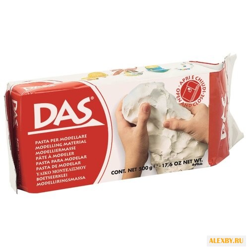 Масса для лепки Das белая 500 г