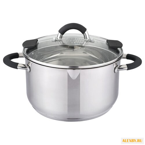 Кастрюля Agness со сливом 29 л