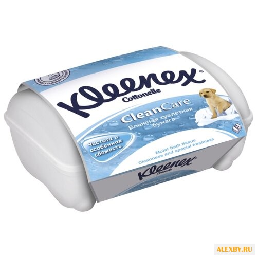 Влажная туалетная бумага