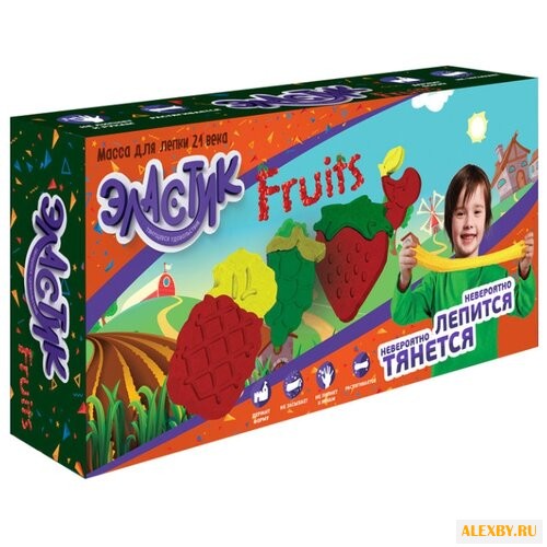 Масса для лепки Эластик Fruits