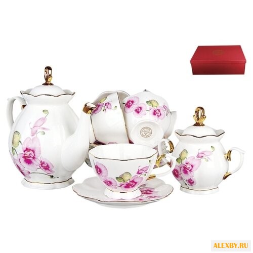 Чайный сервиз Коралл Орхидея