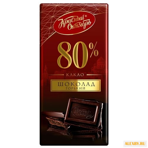 Шоколад Красный Октябрь горький