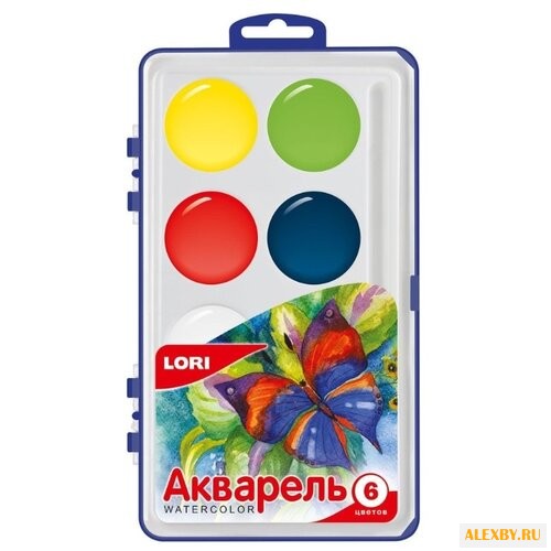 LORI Акварельные краски MAX 6