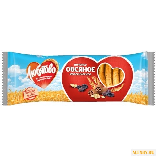 Печенье Любятово овсяное