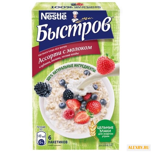 Быстров Каша овсяная с молоком